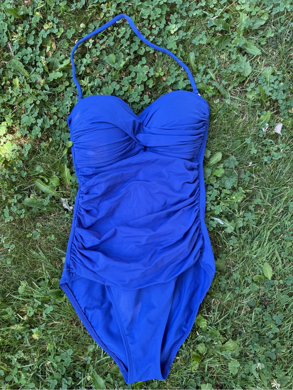 Barely used Royal Blue One-Piece Swim Suit (04)